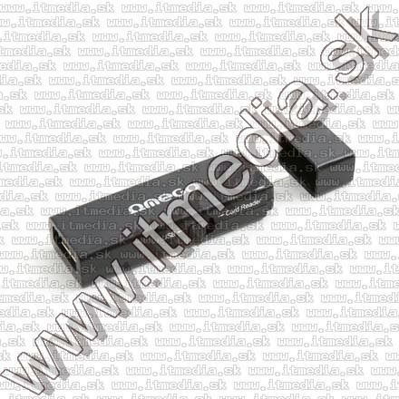 Image of Omega microUSB Memory Card Reader + OTG adapter (41808) (IT9758)